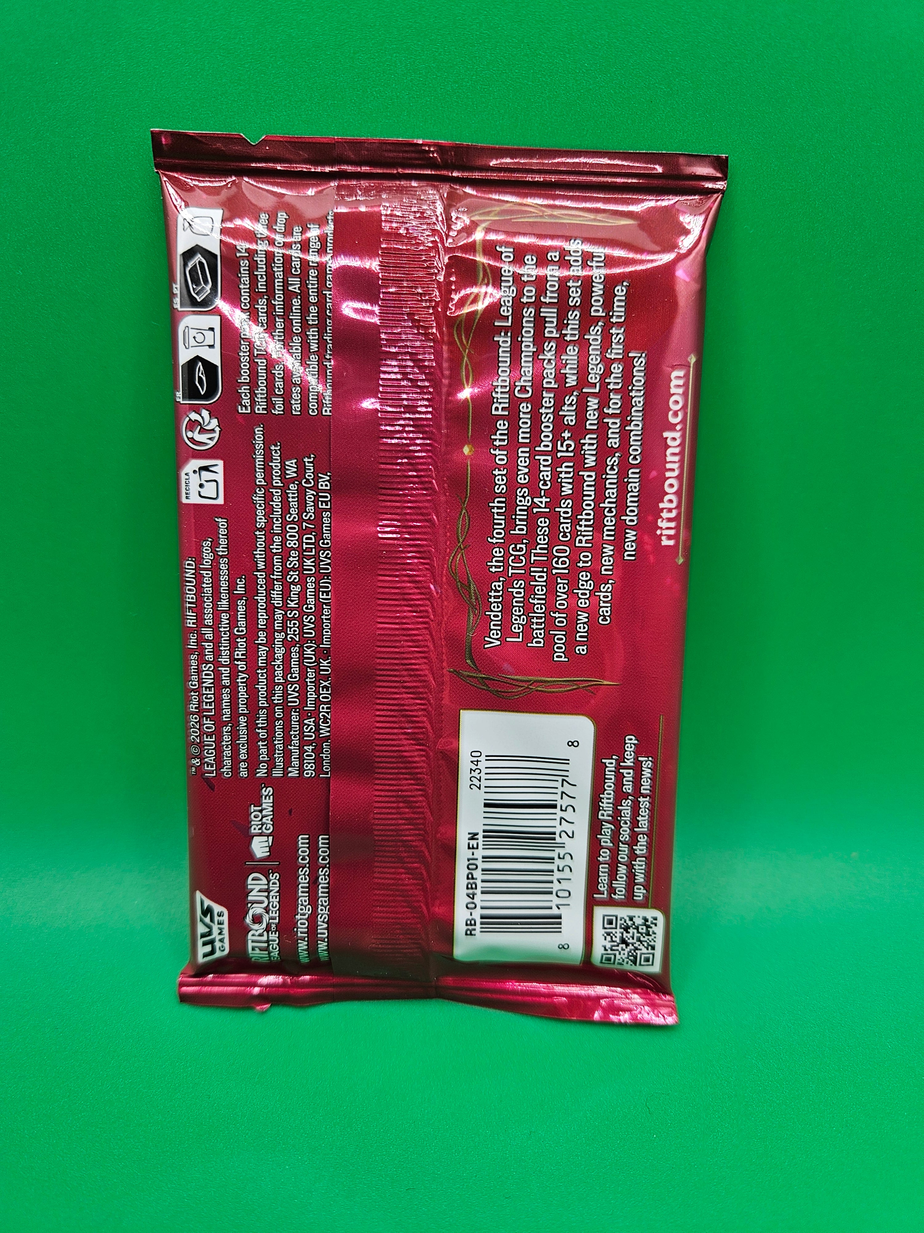 Riftbound Vendetta Booster Pack