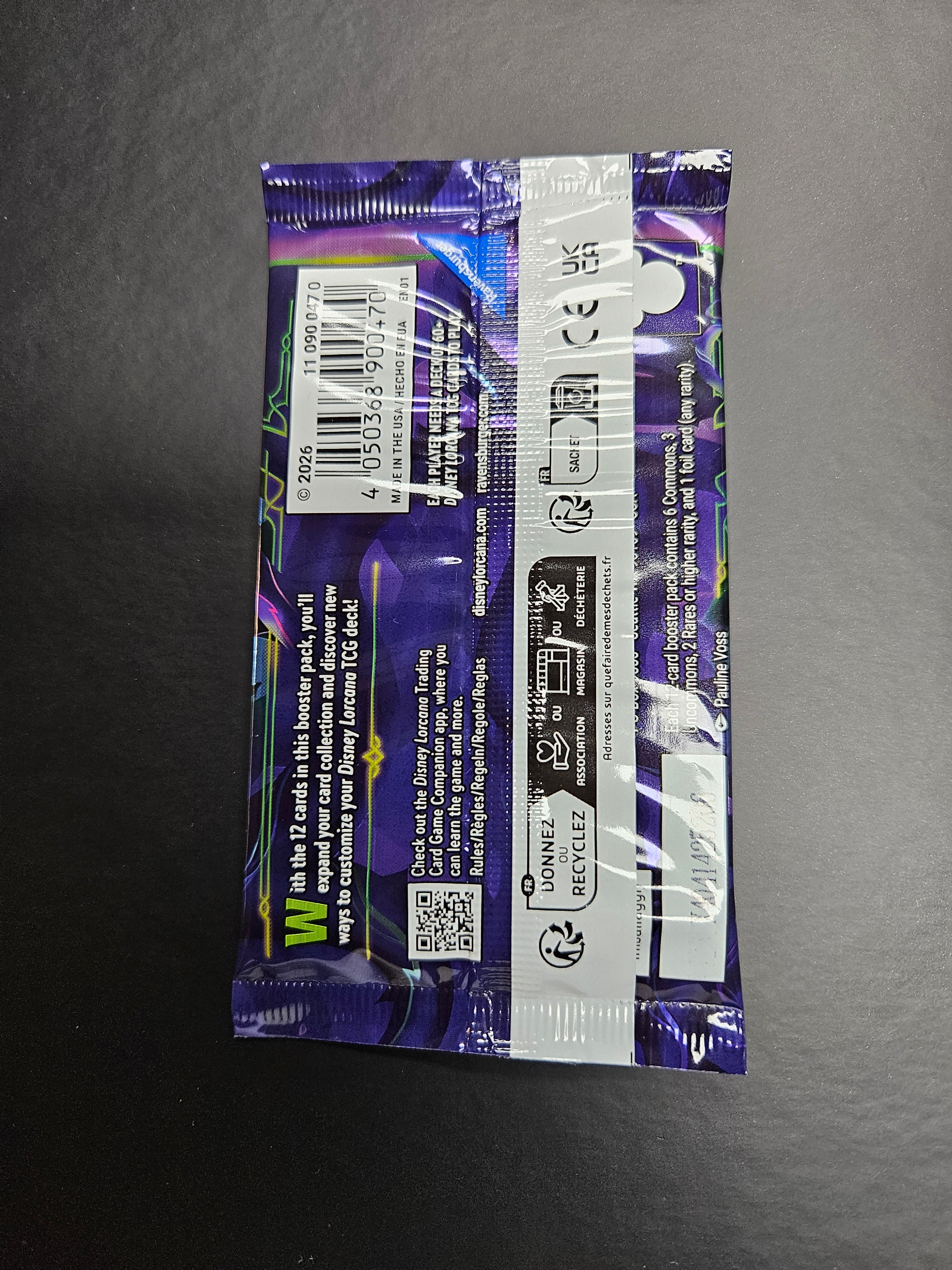 Attack of the Vine - Lorcana Booster Pack